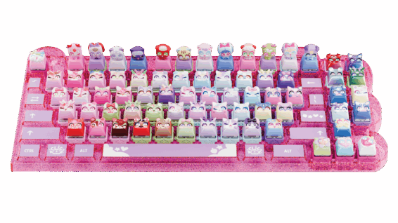 Clickeez Keyboard Tastiera Espositore piena