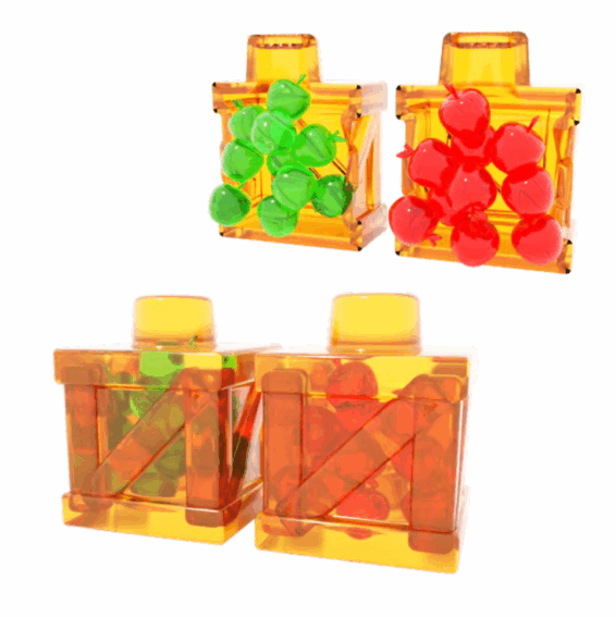 JellyBlox Tractor Set